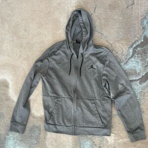 Grey Air Jordan Full Zip Jacket